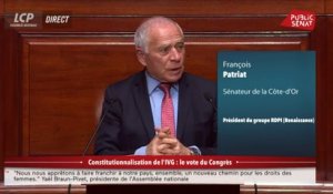 IVG dans la Constitution : Un moment de « haute importance » insiste François Patriat (Renaissance)
