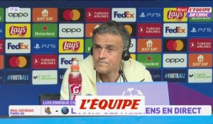 Luis Enrique : «Nous sommes dans un très bon moment» - Foot - C1 - PSG