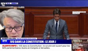 IVG dans la Constitution: "On est dans quelque chose qui est de l'ordre de la théâtralisation juridique", pour Gilbert Collard (député européen divers droite)