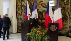 Ukraine : les présidents tchèque et français s'engagent à soutenir le pays en guerre
