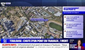 Effondrement d'un pont à Toulouse: "Deux personnes sont en urgence absolue", selon le maire de Labège (Haute-Garonne)