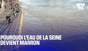 Pourquoi l'eau de la Seine vire au marron