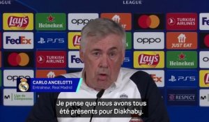 Ancelotti sur Diakhaby : "Nous avons été présents pour lui"