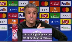 PSG - Luis Enrique : "Vouloir gagner la Ligue des champions ne doit pas être un fardeau”