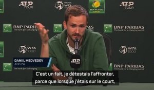 Indian Wells - Medvedev explique pourquoi il a choisi Simon