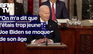 "On m'a dit que j'étais trop jeune": Joe Biden se moque de son âge lors de son discours