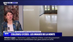 Aurélie Trouvé (députée LFI - NUPES de Seine-Saint-Denis), sur l'insalubrité dans certaines écoles: "C'est un irrespect des enfants et de tout le personnel"