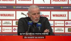 Brest - Roy : “On aurait au moins mérité de revenir au score”