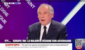 Élections européennes: "La seule option si nous voulons survivre et trouver de l'avenir, c'est de bâtir une Union européenne solidaire", assure François Bayrou