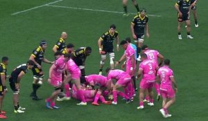 TOP 14 - Essai de Thomas BERJON (SR) - Stade Rochelais - Stade Français