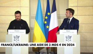 France / Ukraine : une aide de 3 milliards d'euros en 2024