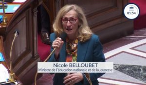 Éducation en Seine-Saint-Denis: "Je ne compte absolument pas renoncer au choc des savoirs" affirme Nicole Belloubet, ministre de l'Éducation nationale et de la jeunesse