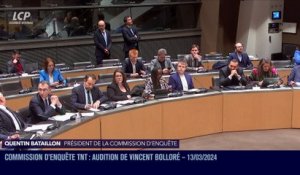 Audition à l'Assemblée nationale - Commission TNT : audition Vincent Bolloré - 13/03/2024