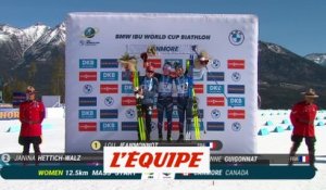 Le résumé de la mass start à Canmore (Canada) - Biathlon - CM (F)