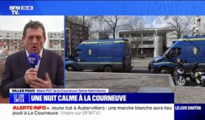 Jeune tué à Aubervilliers: "La famille souhaite organiser une marche blanche jeudi soir" affirme le maire de La Courneuve, Gilles Poux