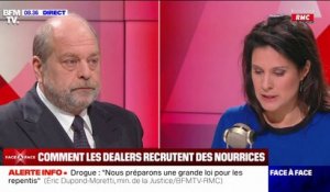 Trafic de drogue: "Nous sommes en train de préparer une grande loi sur les repentis", affirme Éric Dupond-Moretti