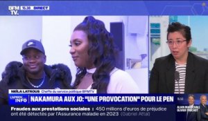 JO: Marine Le Pen dénonce "une provocation" d'Emmanuel Macron si Aya Nakamura participe à la cérémonie d'ouverture