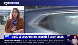 Après l'envoi de menaces terroristes à des lycéens sur leurs espaces numériques de travail, la présence policière a été renforcée devant les établissements