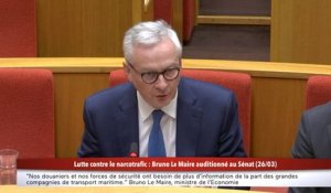 100% Sénat - Commission d'enquête Narcotrafic : Bruno Le Maire auditionné
