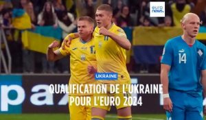 L'Ukraine se qualifie pour l'Euro 2024