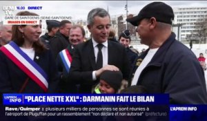 Opération anti-trafic de drogue "place nette XXL": Gérald Darmanin est arrivé à Saint-Denis pour faire le bilan