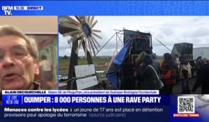 Rave Party à Quimper: "Ce qui est prévu c'est que le départ se fasse dans la journée de demain" affirme Alain Decourchelle, vice-président de Quimper Bretagne Occidentale