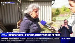 Crues en Indre-et-Loire: cette sinistrée a retrouvé des poissons dans son jardin