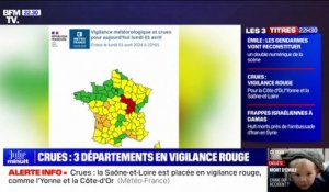 Crues: la Saone-et-Loire passe en vigilance rouge