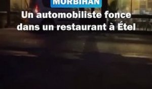 Un automobiliste fonce dans un restaurant à Etel dans le Morbihan