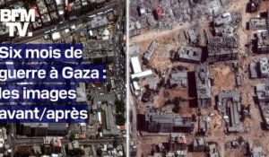 Six mois de guerre entre Israël et le Hamas: les images avant/après dans la bande de gaza