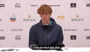 Monte Carlo - Sinner : "Une semaine de préparation avant Roland-Garros et les JO"