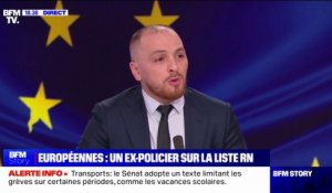 Matthieu Valet (candidat RN aux élections européennes et ancien commissaire de police) ne se serait pas engagé pour "le parti de Jean-Marie Le Pen"