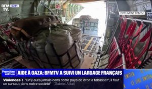 Aide à Gaza: BFMTV a suivi un largage de l'armée française dans l'enclave palestinienne