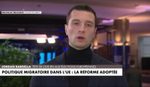 Jordan Bardella : «Pour Emmanuel Macron et les institutions européennes, l’immigration n’est pas un problème, c’est un projet»