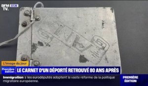 Cahors: le carnet d'un déporté a été retrouvé dans une machine à coudre en fonte 80 ans après
