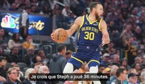 Warriors - Kerr envisage de laisser au repos Curry pour le dernier match