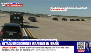 Attaque de drones iraniens sur Israël: "On essaie d'intercepter ces drones, le plus loin possible des territoires israéliens", affirme l'ambassadrice Alona Fisher Kamm
