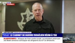 Yoav Galant, ministre de la Défense d'Israël: "Le monde entier a vu qui est l'Iran, un pays terroriste qui attaque Israël"