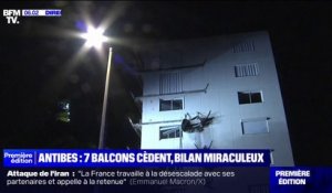 Antibes: sept balcons d'un immeuble s'effondrent et ne font miraculeusement aucun blessé
