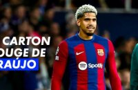 L'exclusion de Ronald Araújo - Ligue des Champions 2023-24 -1/4 de finale retour