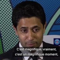 PSG - al-Khelaïfi : “Un magnifique moment, historique pour le club, l’un des meilleurs depuis que je suis là”