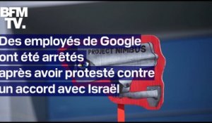 Des employés de Google ont été arrêtés après avoir protesté contre un accord avec Israël