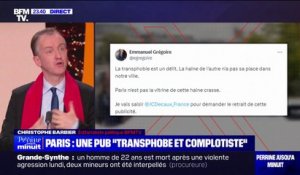 LA BANDE PREND LE POUVOIR - Paris: une pub "transphobe et complotiste"
