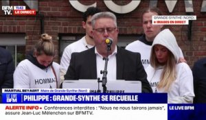 Marche blanche en hommage à Philippe: le maire de Grande-Synthe estime que "la justice doit passer"