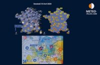 prévisions météo villes du vendredi 19 avril 2024