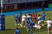 TOP 14 - Essai de Teddy IRIBAREN (SR) - Castres Olympique - Stade Rochelais