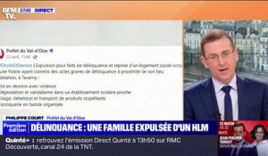 Famille expulsée de son logement social: "Quand on habite dans un logement social, on a des droits, mais on a aussi des devoirs", affirme Philippe Court (préfet du Val-d'Oise)