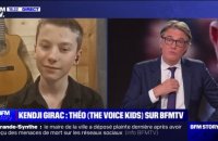 "Je lui souhaite tout mon courage": Théo, demi-finaliste de "The Voice Kids 9" dans l'équipe de Kendji Girac, réagit à la blessure du chanteur