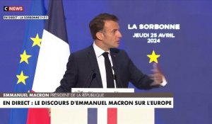 Discours d'Emmanuel Macron sur l'Europe à la Sorbonne: "Nous n'avons pas tout réussi, il faut être lucide" - "Malgré les crises, jamais l'Europe n'a autant avancé"
