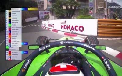 Evans et Jaguar à la parade, Mortara dans le mur : les temps forts de Monaco